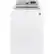 Front. GE - 4.8 Cu. Ft. High-Efficiency Top Load Washer - White/Silver Backsplash.