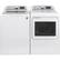 Alt View 12. GE - 4.8 Cu. Ft. High-Efficiency Top Load Washer - White/Silver Backsplash.