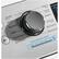 Alt View 16. GE - 4.8 Cu. Ft. High-Efficiency Top Load Washer - White/Silver Backsplash.