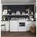 Alt View 18. GE - 4.6 Cu. Ft. High-Efficiency Top Load Washer - White on White/Silver Backsplash.