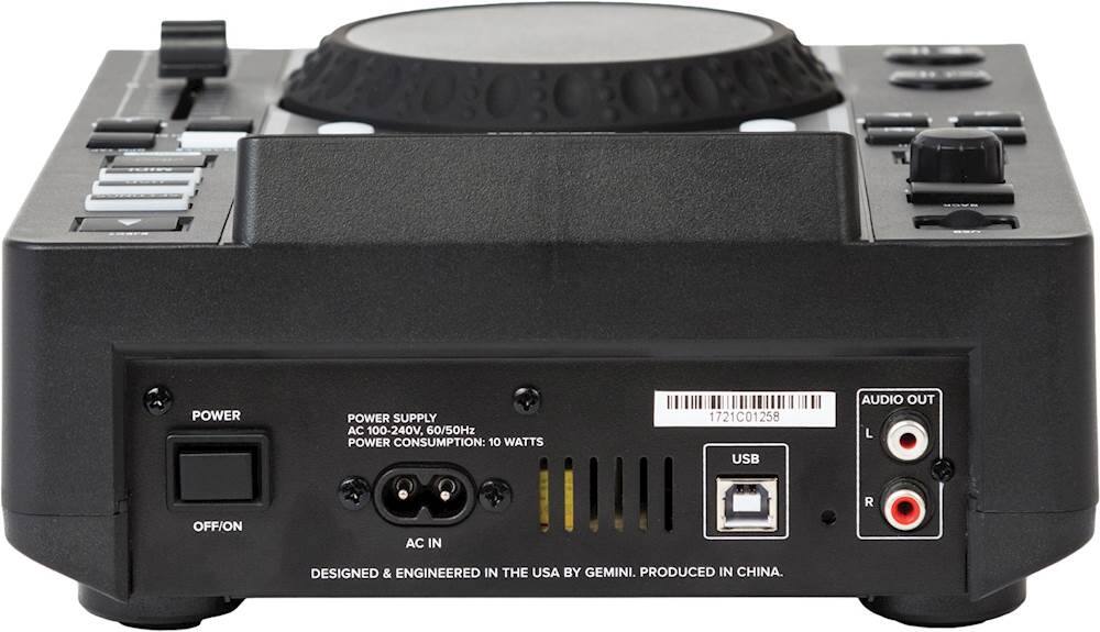 Best Buy Gemini Professional USB Media Player Black MDJ500