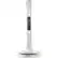 Front. LumiCharge - All-in-One LED Desk Lamp, Wireless Charger, and Universal Phone Charging Station - White.