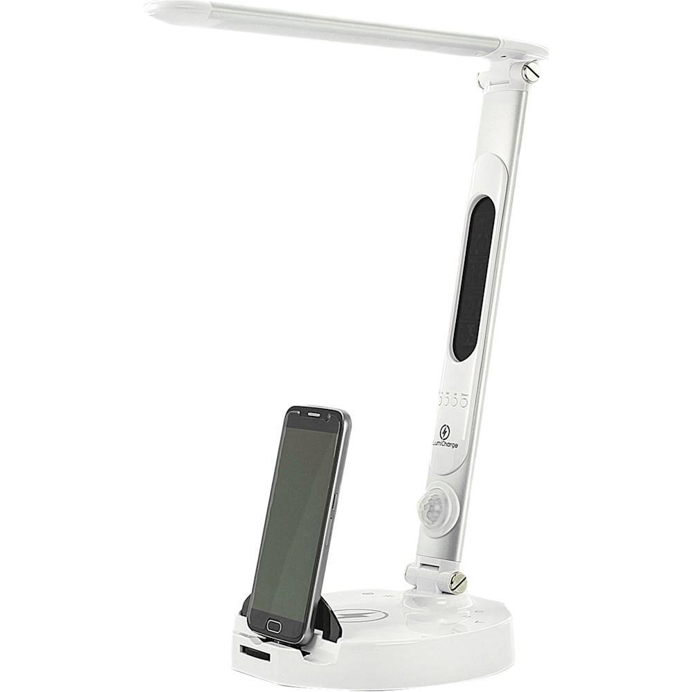Best Buy LumiCharge AllinOne LED Desk Lamp, Wireless Charger, and