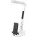 Alt View 13. LumiCharge - All-in-One LED Desk Lamp, Wireless Charger, and Universal Phone Charging Station - White.