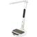 Alt View 14. LumiCharge - All-in-One LED Desk Lamp, Wireless Charger, and Universal Phone Charging Station - White.
