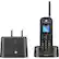 Left. Motorola - MOTO-O211 Expandable Cordless Phone System with Digital Answering System - Black.