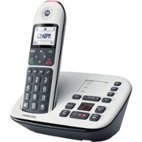 Motorola - MOTO-CD5011 Expandable Cordless Phone System - Gray/White - Left_Zoom