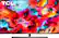 Front. TCL - TCL 75" Class 8-Series 4K Mini-LED QLED Dolby Vision HDR Roku Smart TV - 75Q825 - Black.