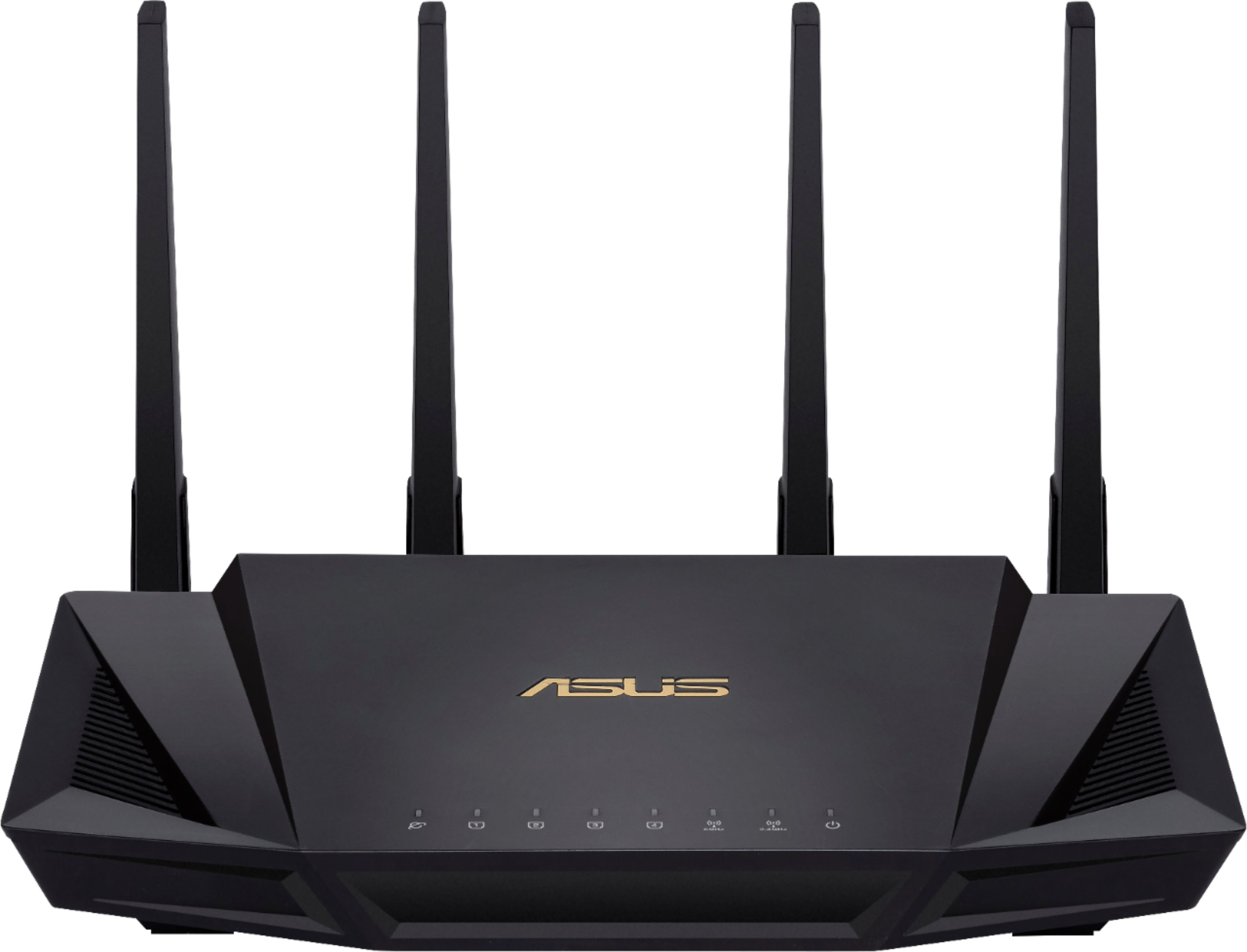 ASUS Dual-Band WiFi 6 Router with time internet Security Black RT-AX58U - Best Buy