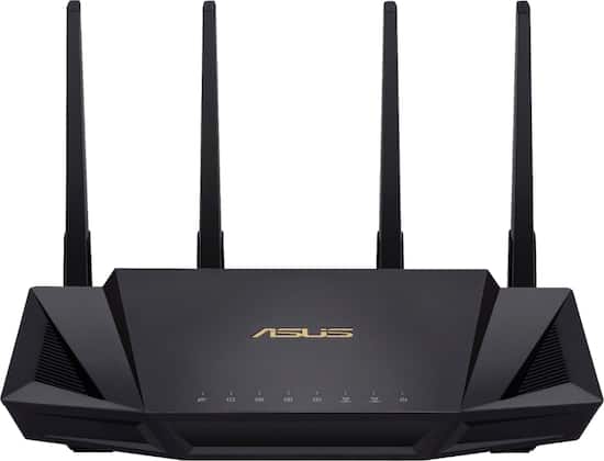 ASUS AX3000 Dual Band WiFi 6 Wireless Router with Life time  ASUS AX3000 Dual Band WiFi 6 Wireless Router with Life time