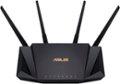 Alt View Zoom 11. ASUS - RT-AX58U AX3000 Dual-Band WiFi 6 Wireless Router with Life time internet Security - Black.