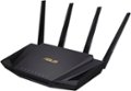 Left Zoom. ASUS - RT-AX58U AX3000 Dual-Band WiFi 6 Wireless Router with Life time internet Security - Black.