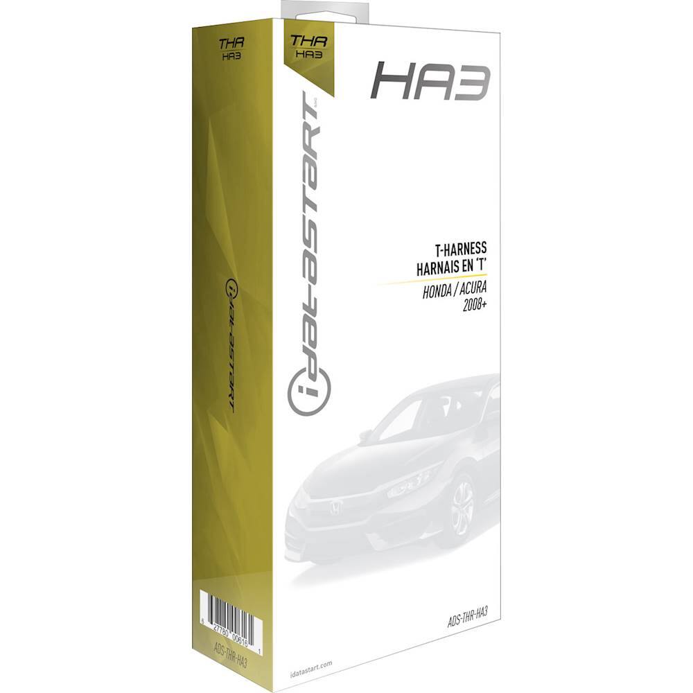 Compustar - iDataStart T-Harness for Select Honda and Acura Vehicles - Black