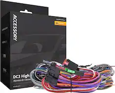 Front. Compustar - Hardwire Harness Kit - Black.