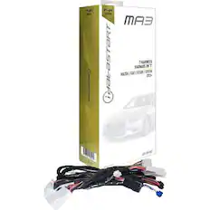 Front. iDataStart - T-Harness for Select 2013 and Later Fiat, Mazda, Scion and Toyota Vehicles - Black.