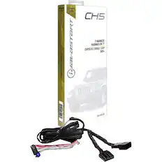 Front. iDataStart - T-Harness for Select Chrysler with Standard Key Vehicles - Black.
