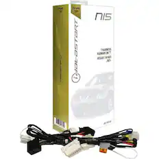 Front. iDataStart - T-Harness for Select 2007 and Later Nissan and Infiniti Vehicles - Black.