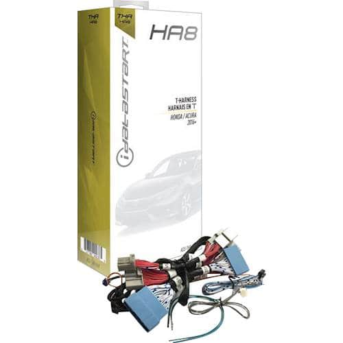 Front. Compustar - iDataStart T-Harness for Select Honda and Acura Vehicles - Black.