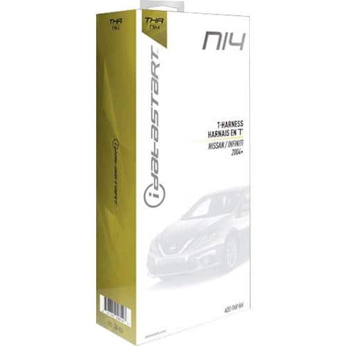 iDataStart - T-Harness for Select 2004 and Later Infiniti, Nissan, Chevrolet and Suzuki Vehicles - Black