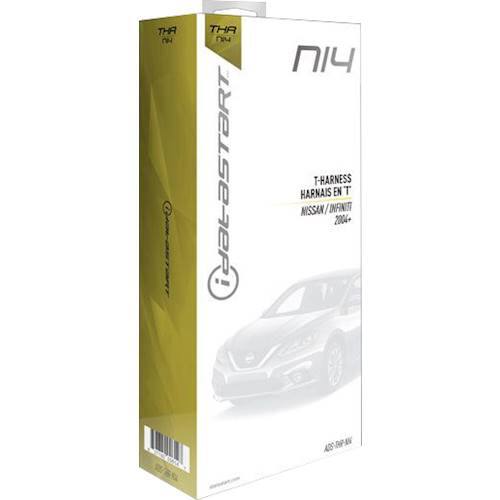 Front. iDataStart - T-Harness for Select 2004 and Later Infiniti, Nissan, Chevrolet and Suzuki Vehicles - Black.