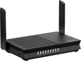 NETGEAR - AX1800 Wi-Fi 6 Router - Black - Front_Zoom