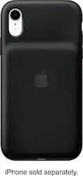 Apple - Geek Squad Certified Refurbished iPhone XR Smart Battery Case - Black - Front_Zoom