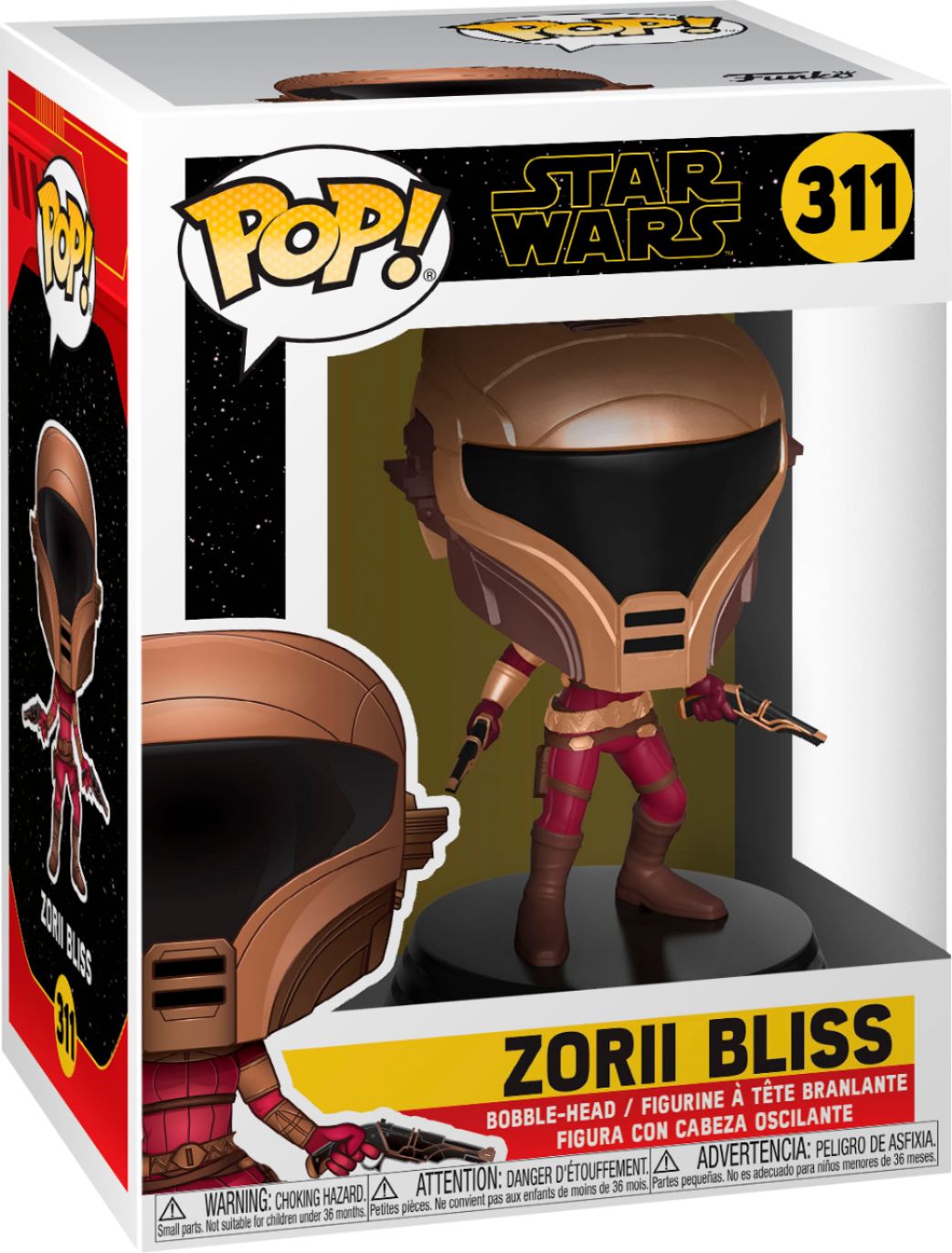 Angle View: Funko - POP! Star Wars: The Rise of Skywalker - Zorii Bliss