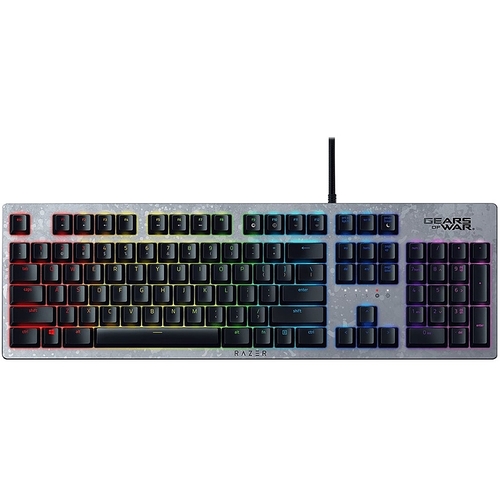 Razer - Huntsman Gears 5 Edition Wired Gaming Opto-Mechanical Switch Keyboard with RGB Back Lighting - Black/Gray
