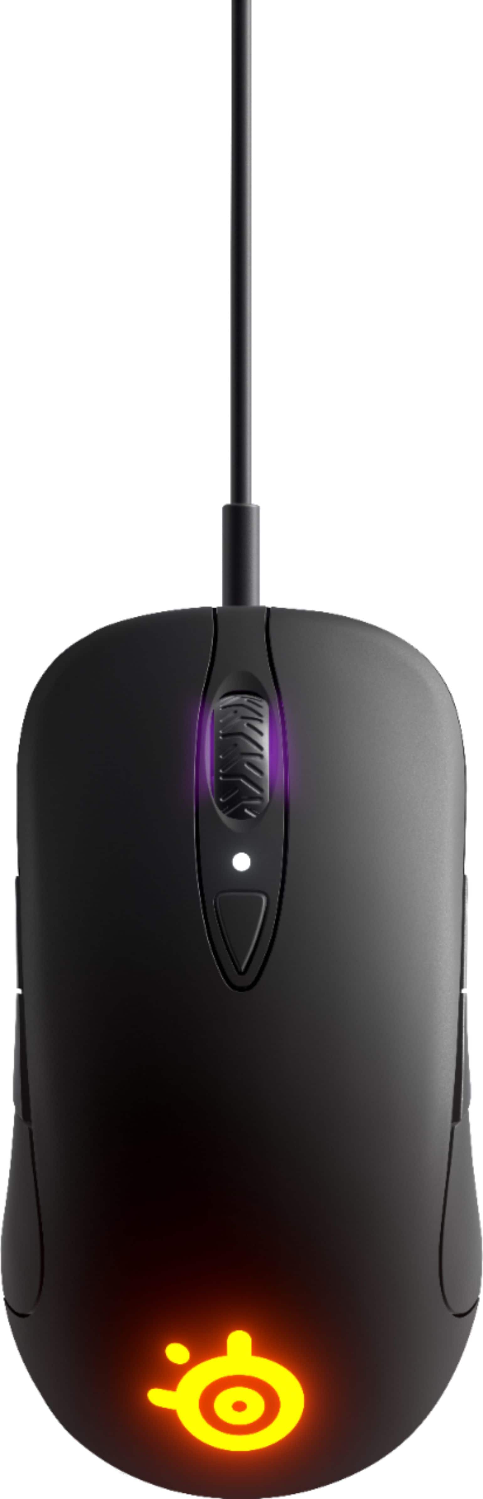 Front. SteelSeries - Sensei Ten Wired Optical Gaming Ambidextrous Mouse - Black.