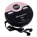 Left Zoom. Studebaker - Portable CD Player with FM Radio - Pink/Black.