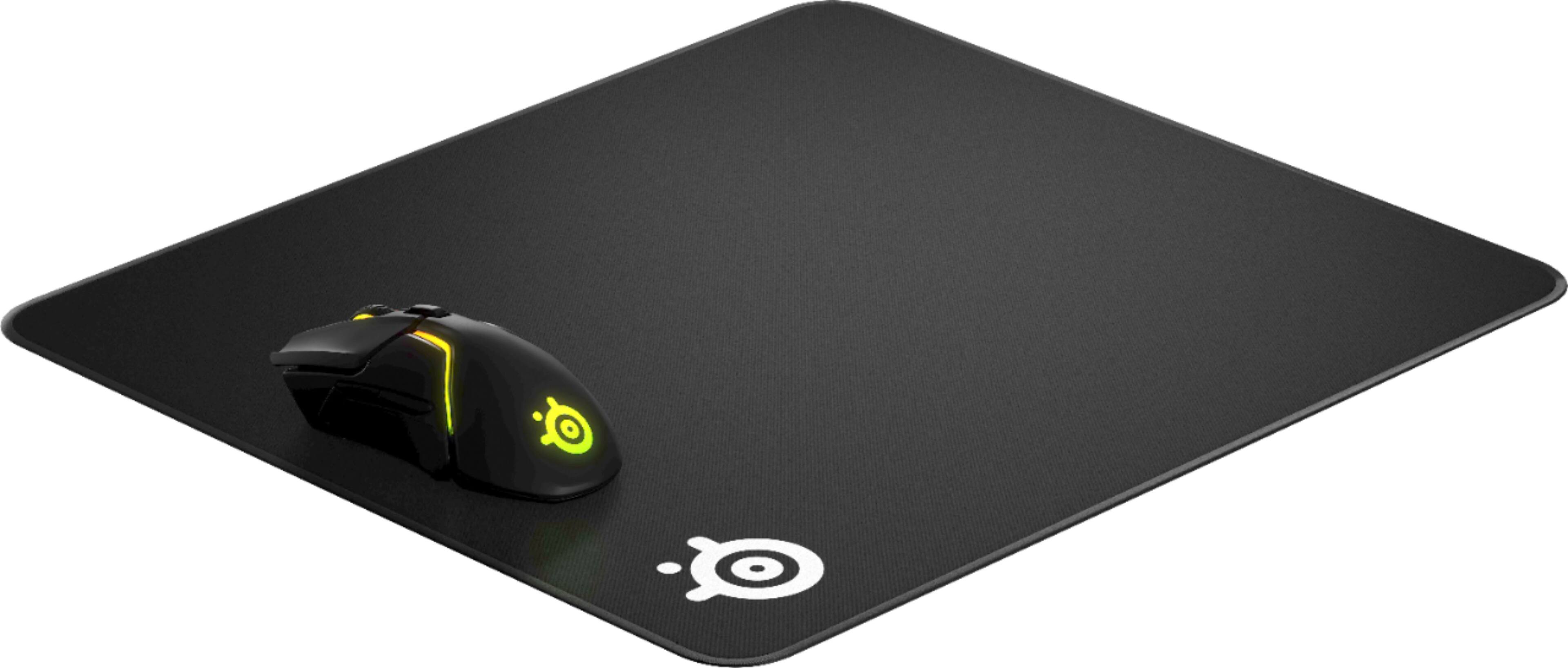 Alt View 12. SteelSeries - QcK Edge Cloth Gaming Mouse Pad with Never-fray Stitched Edges - Large - Black.