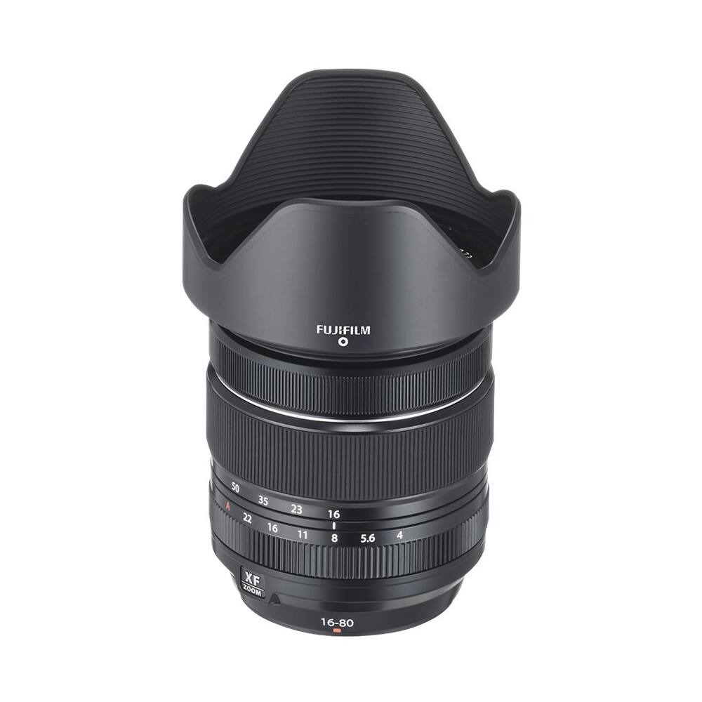 Angle. Fujifilm - XF 16-80mm f/4.0 R OIS WR Optical Zoom Lens - Black.