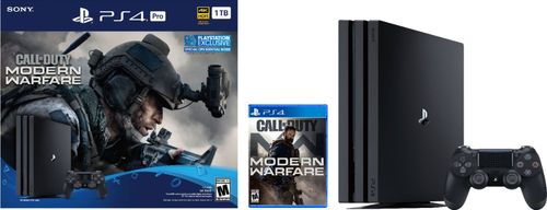 Sony - PlayStation 4 Pro 1TB Call of Duty: Modern Warfare Console Bundle - Jet Black