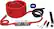 Front. Stinger - 4000 Series 1/0GA Power Amplifier Wiring Kit for Car Audio Systems up to 3400W/250A - Red.