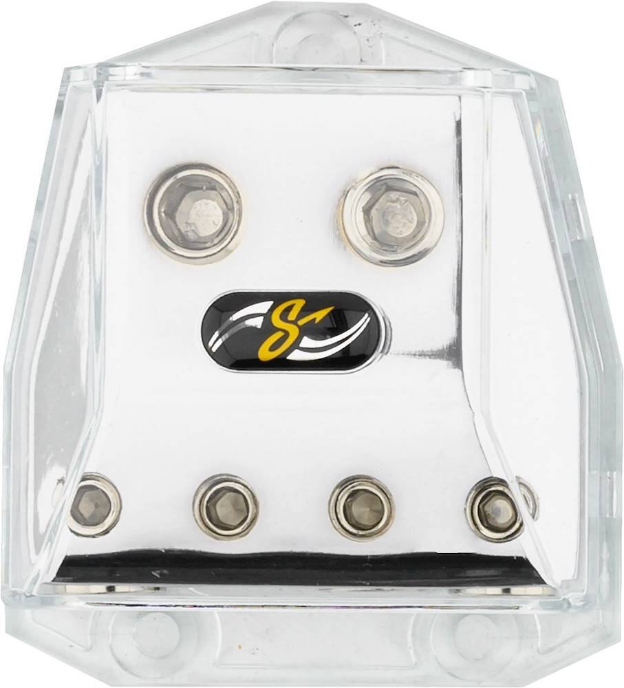 Stinger SHD20 HPM Series Power or Ground Distribution Block with Satin Chrome Finish Stinger SHD20 HPM Series Power or Ground Distribution Block with Satin Chrome Finish