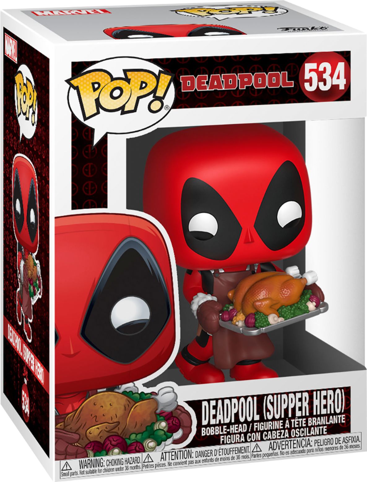 Marvel Holiday POP! Marvel Vinyl Figur - Deadpool 
