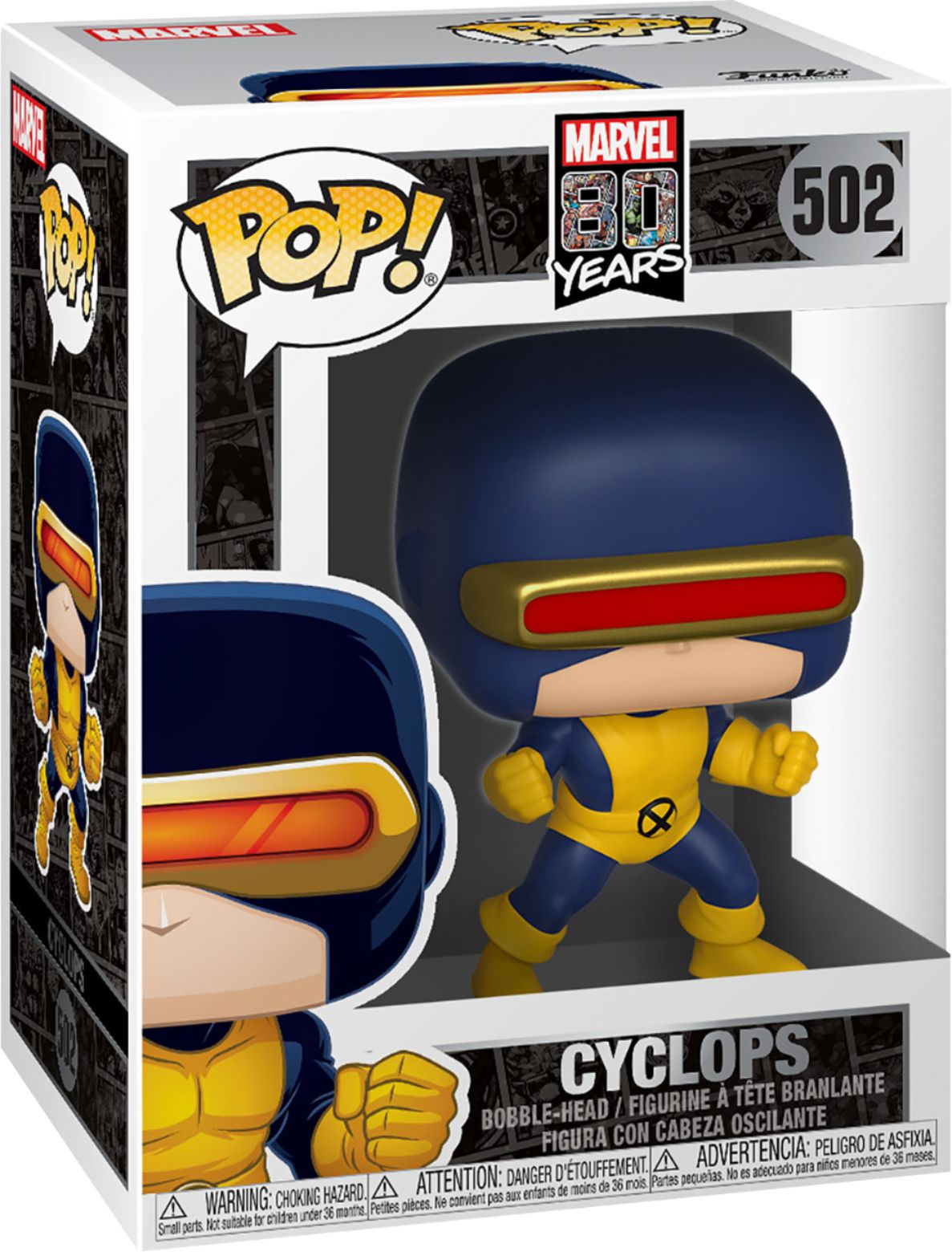 Funko Pop Marvel: Marvel 80th First Appearance Cyclops 2019, Toy NEU 