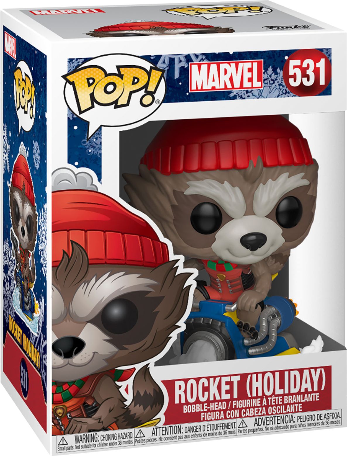 Best Buy Funko POP! Marvel Holiday Rocket 43334