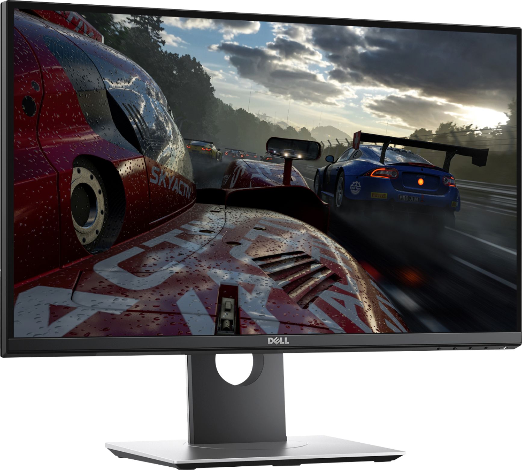 Angle View: Dell - Geek Squad Certified Refurbished 24" LED QHD G-SYNC Monitor - Black