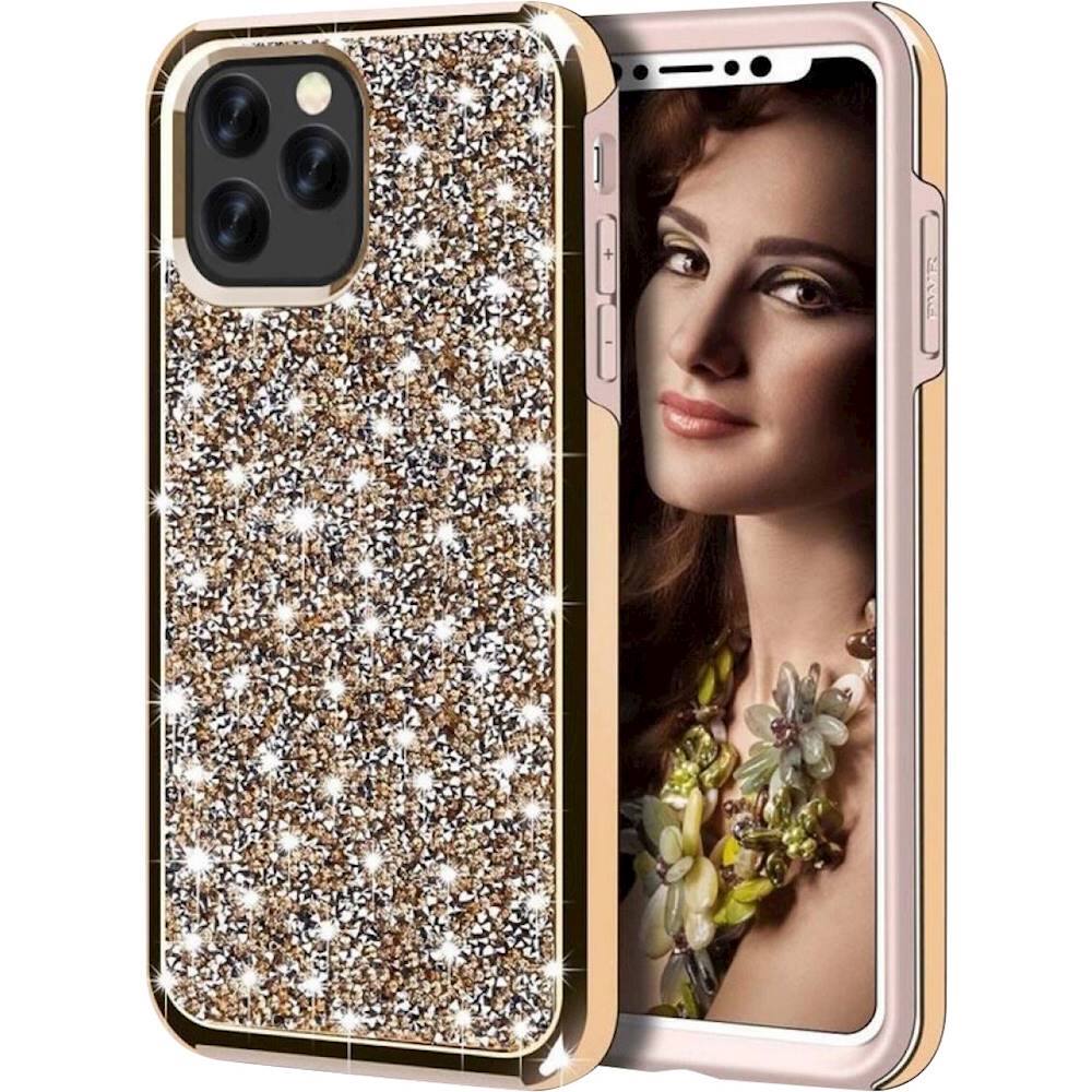 Alt View 12. SaharaCase - Sparkle Series Case for Apple® iPhone® 11 Pro Max - Champagne.