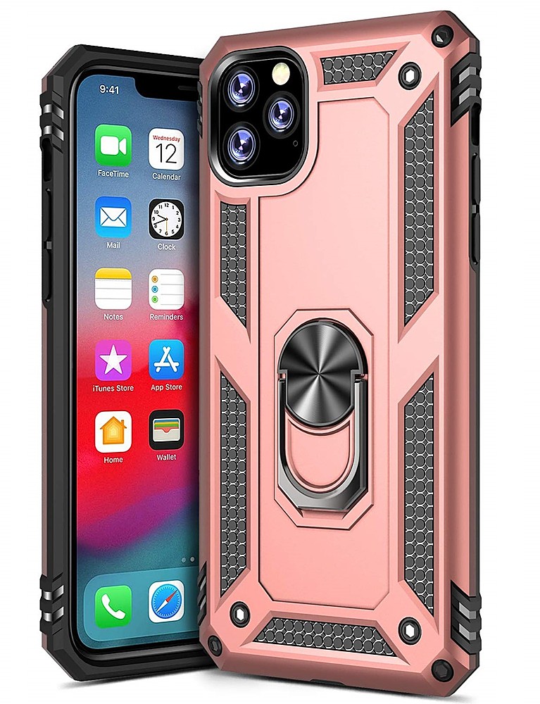 Saharacase Military Series Case For Apple Iphone 11 Pro Max Rose Gold Sb Fp A Ixsm 19 Pk Best Buy