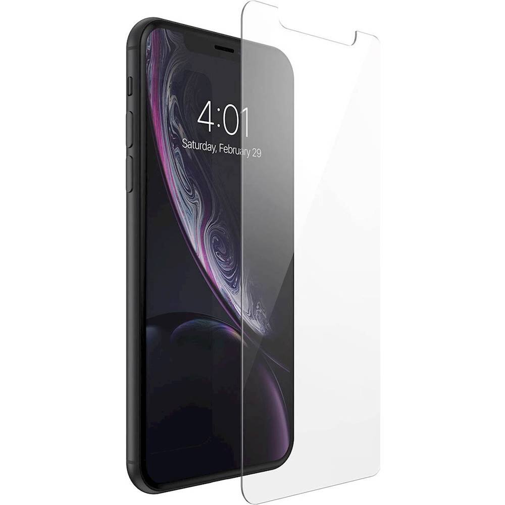 Left. SaharaCase - HD Glass Screen Protector for Apple® iPhone® 11 Pro Max - Clear.