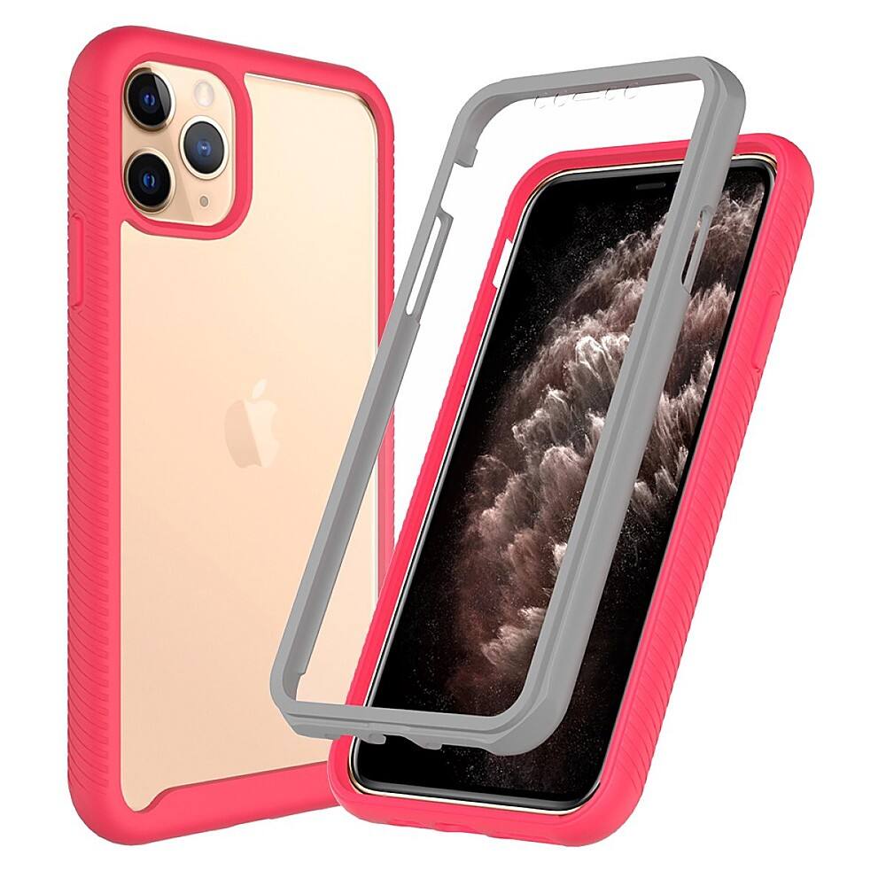 Angle. SaharaCase - Full Protection Series Case for Apple iPhone 11 Pro Max - Rose Clear.