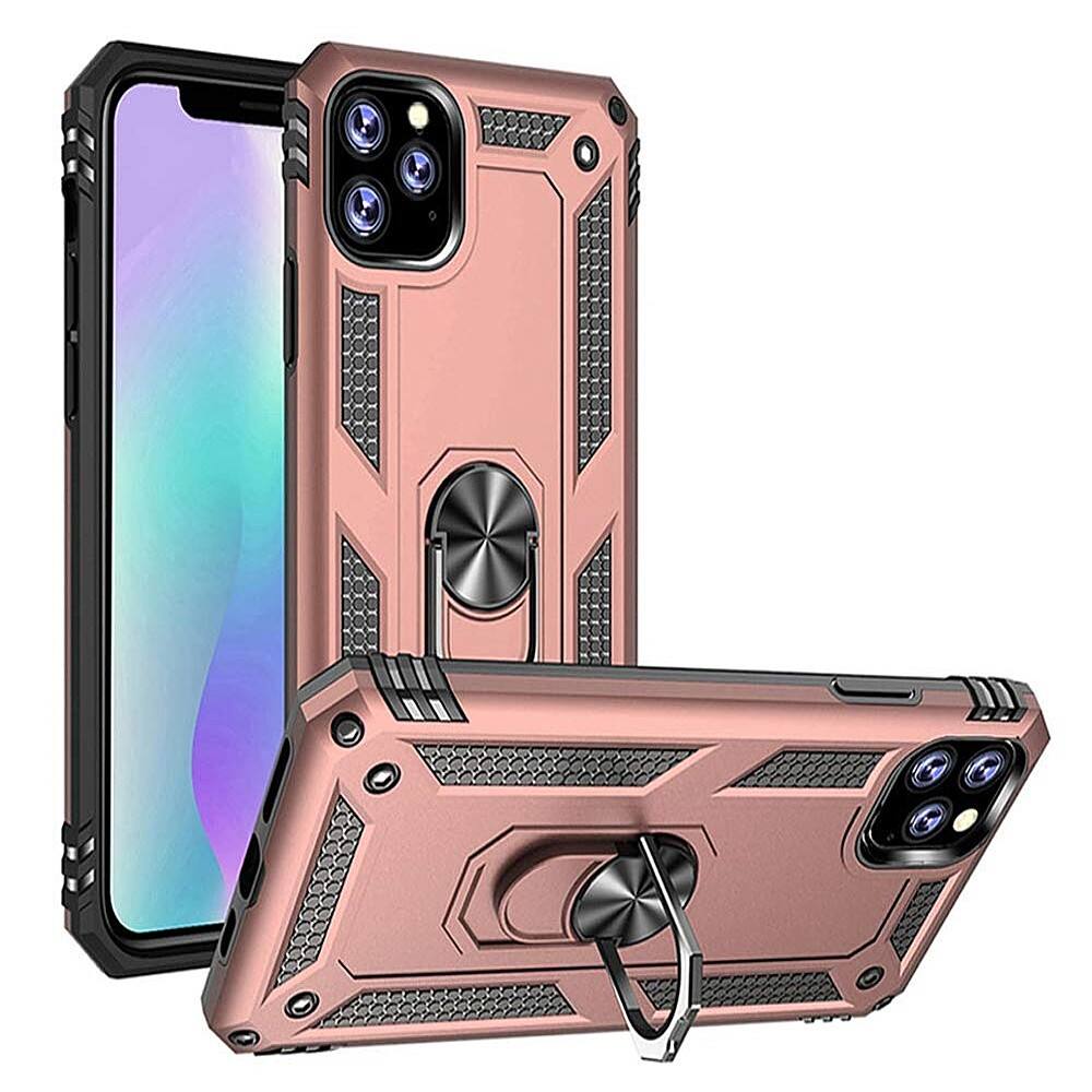 Angle. SaharaCase - Military Series Case for Apple® iPhone® 11 Pro - Rose Gold.