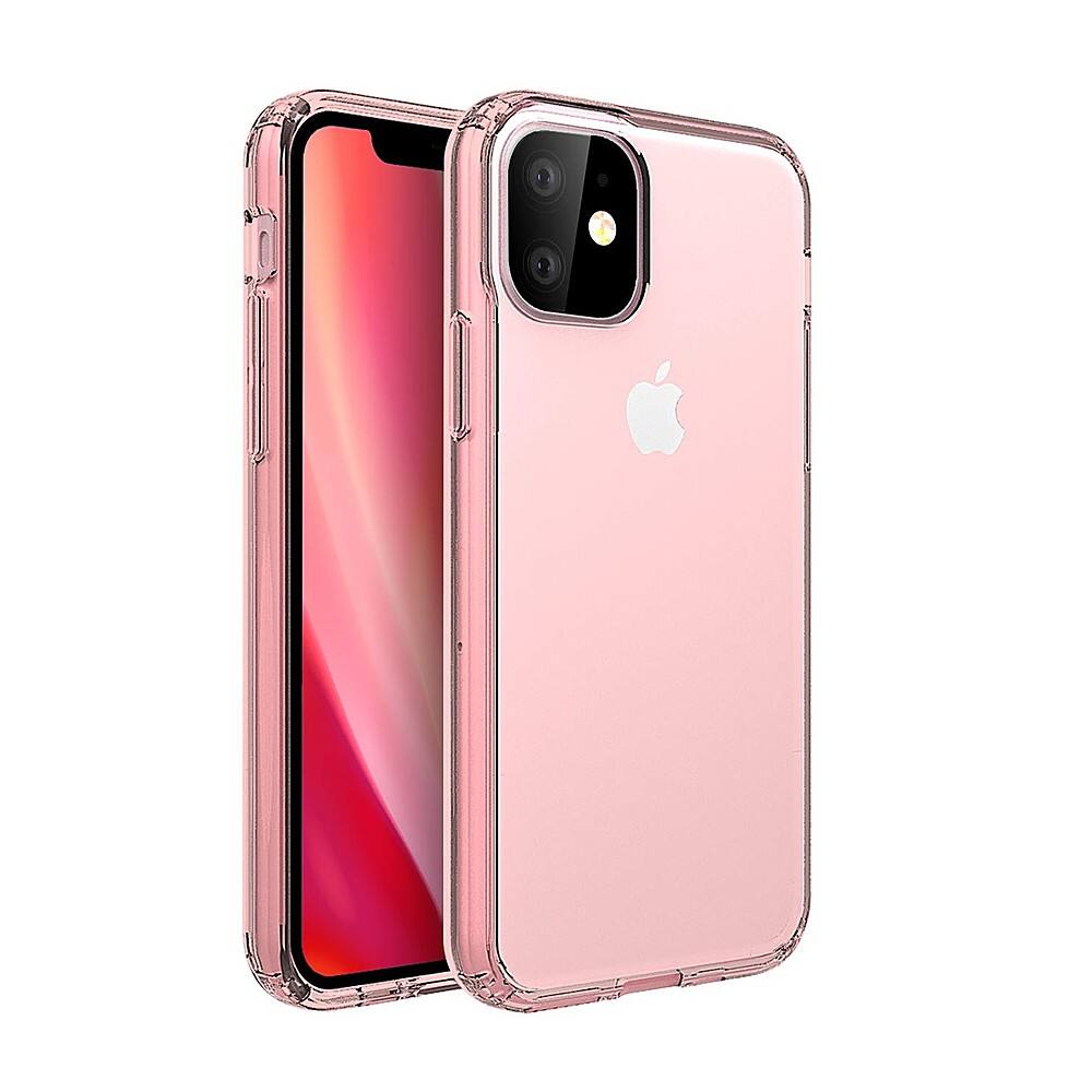 Angle. SaharaCase - Crystal Series Case for Apple® iPhone® 11 - Rose Gold Clear.
