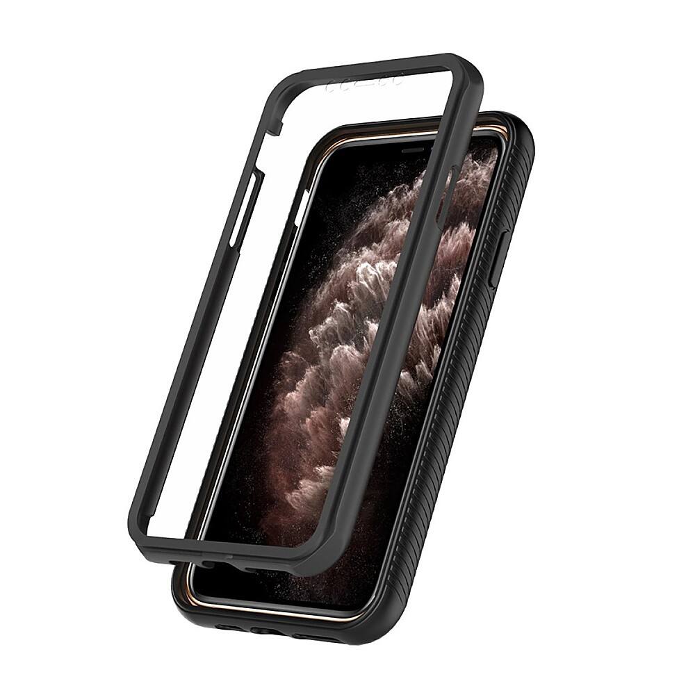 Left. SaharaCase - Full Protection Series Case for Apple® iPhone® 11 Pro Max - Black.
