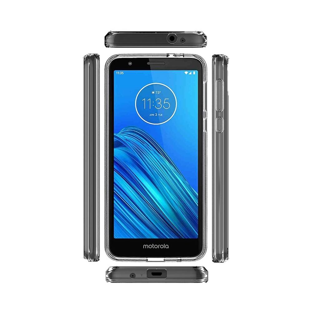Alt View 11. SaharaCase - Protection Series Modular Case for Motorola Moto E6 - Clear.