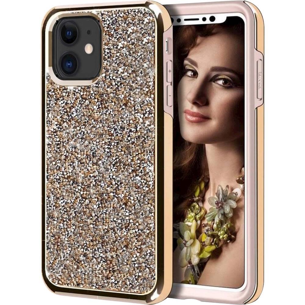 Alt View 12. SaharaCase - Sparkle Series Case for Apple® iPhone® 11 - Champagne.