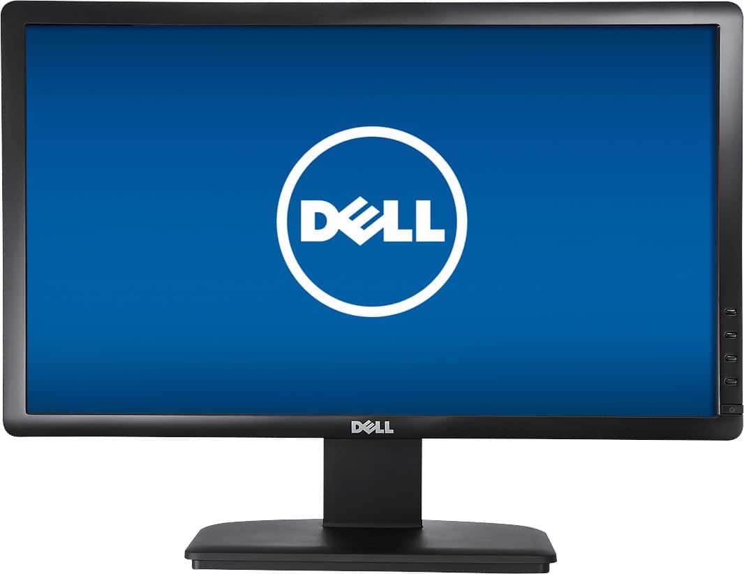 Front. Dell - Geek Squad Certified Refurbished 20" LED Monitor - Black.