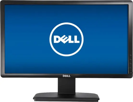 Front. Dell - Geek Squad Certified Refurbished 20" LED Monitor - Black.